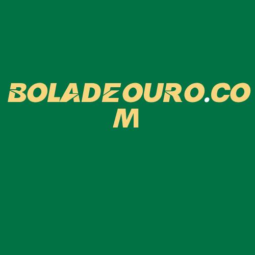 Logo da BOLADEOURO